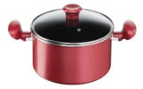 Caçarola Com Indução Tefal So Chef 22cm Vermelha