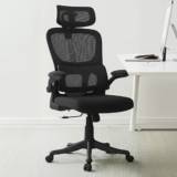 Cadeira Escritório Ergonômica Genebra B500 Luvinco Cor Preto Com Suporte Lombar Estofado Mesh