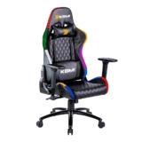 Cadeira Gamer KBM! GAMING CG370 RGB, Preto, Luz RGB, Com Almofadas, Reclinável – KGCG370RGB