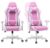 Cadeira Gamer XT Racer Reclinável Giratória – Rosa e Branco Wind Series