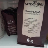Café Campos Altos, Café Especial Torrado e Moído, 1Kg