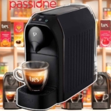 Cafeteira Espresso Passione Preta, 127V – TRES 3 Corações