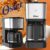 Cafeteira Oster Inox, 1,2L, 220V, Preta/Inox, 750W, OCAF600
