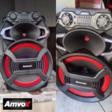 Caixa De Som Amplificada 850w Rms Aca800 Gladiador Amvox Cor Preto 110V/220V