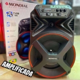 Caixa De Som Amplificada Bluetooth 250w Cm250 Cor Preto Mondial