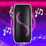 Caixa de Som Amplificada TRC 5590 com Bluetooth, Rádio FM e Entrada USB – 1000W