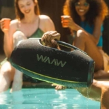 Caixa de Som Bluetooth Waaw by Alok Hyperboom 1000 À Prova d’Água, Até 12h de Autonomia