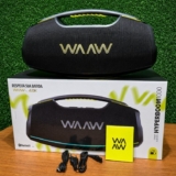 Caixa de Som Boombox Waaw by Alok Hyperboom 1000 Bluetooth À Prova d’Água 180W RMS Até 12h de Autonomia