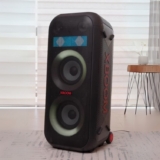 CAIXA DE SOM PARTYBOX LG XBOOM XL7S – 250W RMS, DISPLAY DE PIXEL LED, BLUETOOTH 5.1, 20H DE BATERIA, IPX4, SOUND BOOST, ALÇA TELESCÓPICA E RODAS