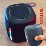 Caixa de Som Speaker AIWA SP-03-BL 15W Bluetooth IPX4 RGB