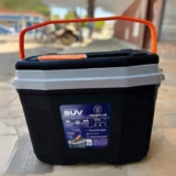 Caixa Termica Suv Cooler Com Alça 20 Litros Praia Pesca Camping Cor Preto E Amarelo Termolar