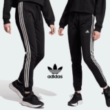 Calça Adidas Primegreen Essentials Warm-Up Slim Tapered 3-Stripes Feminina – Preto
