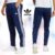 Calça Adidas Training Essentials 3 Listras Masculina – Marinho+Branco
