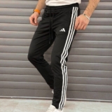 Calça Malha Simples Essentials Três Listras adidas