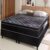 Cama Box Queen Portobel + Colchão Queen Portobel Diplomata Orthopedic com Espuma D-33 65x158x198 cm – Preto