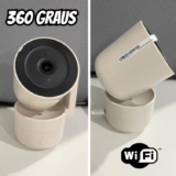 Camera de Segurança Wifi Interior, Detecção de Movimento, Monitoramento de Som, Push de Alerta via Aplicativo, Áudio Bidirecional, Visão Noturna Infravermelha, Rotação de 360 Graus da lente, 4MP