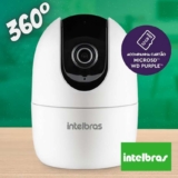 Câmera Inteligente Interna 360° Compatível com Alexa Wi-Fi iM4 C com MicroSD 32GB Branco Intelbras
