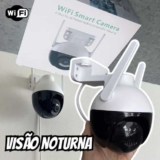 Câmera IP Sem Fio de Segurança Externa HD 4MP, Câmera de Visão Noturna Infravermelha WiFi, IP66 à Prova D’água e à Prova de Poeira, Chamada de Voz Bidirecional, Campo de Visão Completo PTZ 360 Graus