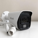 Câmera Mini Bullet Thc-b127-lpc Fixa Luz Dupla 2mp Hikvision