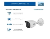 Câmera Segurança Analógica Ip Bullet Weg Wcam Branco HD720P