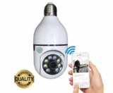 Camera Segurança Panoramica Lampada E27 Wifi Espia Com Rastreio de Movimento – IP CAMERA