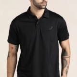 Camisa Polo Masculina ASICS Manga Curta Botões Tam. P