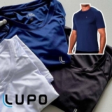 Camiseta Básica Lupo Masculina Academia Treino Poliéster Dry