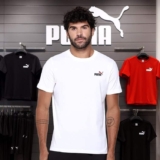 Camiseta Puma 2 Color Small No. 1 Logo Masculina