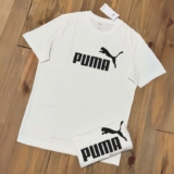 Camiseta Puma Manga Curta Essentials Logo Tee – Masculina