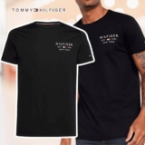 Camiseta Tommy Hilfiger Masculina Brand Love Logo Preta
