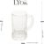 Caneca para Chopp e Cerveja de Vidro Lyor 6622 Transparente 565Ml