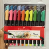 Caneta Ponta Pincel, Lettering, Faber-Castell,Supersoft Brush,15.0720SOFT, 20 cores, Multicor