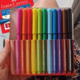 Canetinha Vai e Vem 12 Cores, Faber-Castell, 15.0112VVZF, Multicor