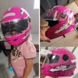 CAPACETE FECHADO PRO TORK LIBERTY FOR KIDS SOLID ROSA TAM. 54