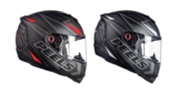 Capacete Moto Fechado Peels Icon Fast Preto Fosco Vermelho