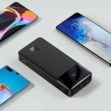 Carregador Portátil Baseus Bipow Digital Display Power Bank 20000mAh 15W Preto