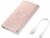Carregador Portátil/Power Bank Samsung – sem Fio 10000mAh Fast Charge Rose