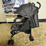Carrinho De Bebê 3 Rodas Passeio 4ride 15kgs Maxi Baby – Preto