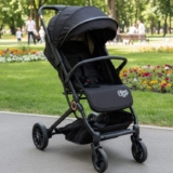 Carrinho De Bebê Passeio Vira Berço Compact Styll Baby Preto