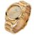 Relógio, Analógico, Weide, WH801G, masculino, Dourado