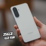 Celular Samsung Galaxy A36 5G 256GB, 6GB RAM, Câmera 50MP, IP67, Super AMOLED 6.7″, Recursos AI, Branco