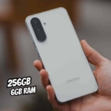 Celular Samsung Galaxy A36 5G 256GB, 6GB RAM, Câmera 50MP, IP67, Super AMOLED 6.7″, Recursos AI, Branco