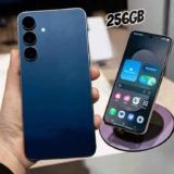 Celular Samsung Galaxy S25 FE 5G, 256GB, 8GB, Câmera Tripla – Azul Marinho