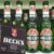 Cerveja Becks Bremen Germany Puro Malte – 6 Unidades Long Neck 330ml