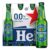 Cerveja Heineken Zero Álcool Long Neck 330ml – Pack com 6 Unidades