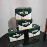 Cerveja Spaten, Puro Malte, Lata 350ml, Pack com 12 unidades