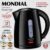 Chaleira Elétrica Pratic Hot, Mondial, Preto, 1200W, 110V – CE-07