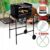 Churrasqueira Portátil Móvel Pro Tork Grill Machine Com Grelha + Espetos – Com Rodinhas