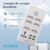 Coibeu Régua 6 Tomadas + 1 Tomada Universal + 4 Portas USB, Coibeu
