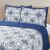 Colcha Boutis Casal Agata com 2 Porta-Travesseiros Azul Marinho Azulejos – basic+